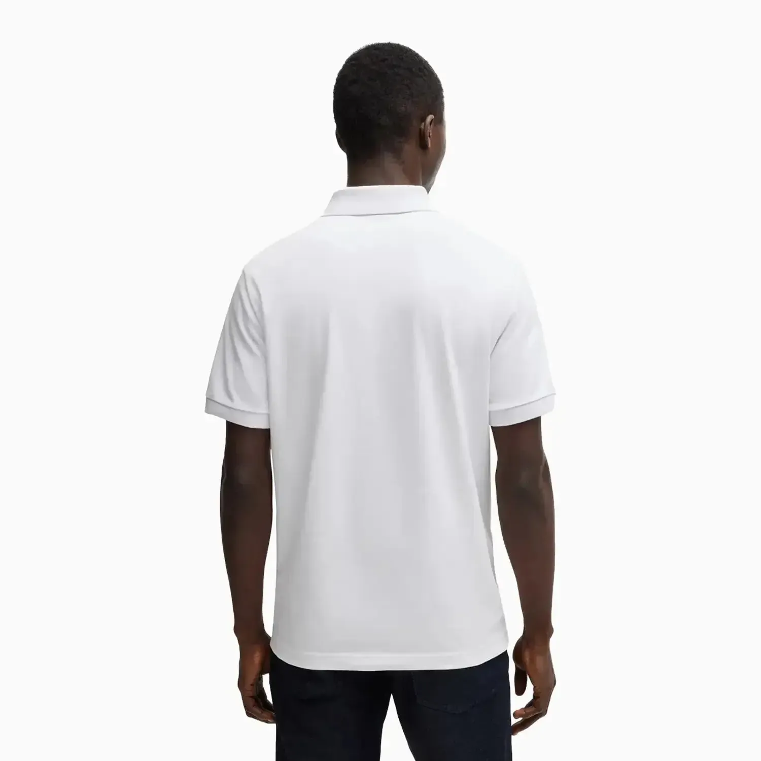 Men's Extra Slim Fit Stretch Polo Shirt With Logo Tape