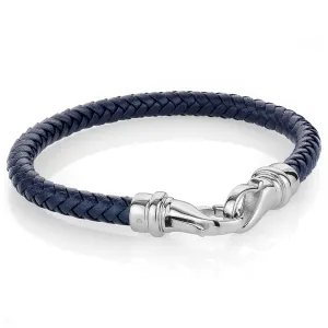 Men's Leather Clasp Bracelet
