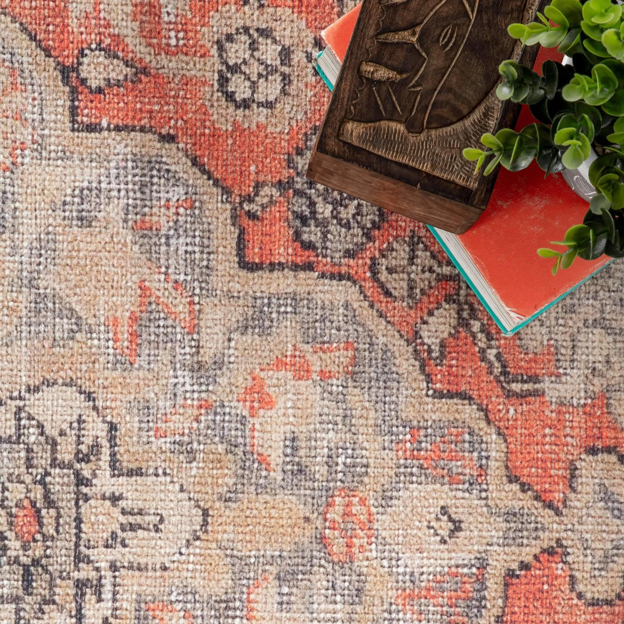 MERAL PRINT MEDALLION FLATWEAVE