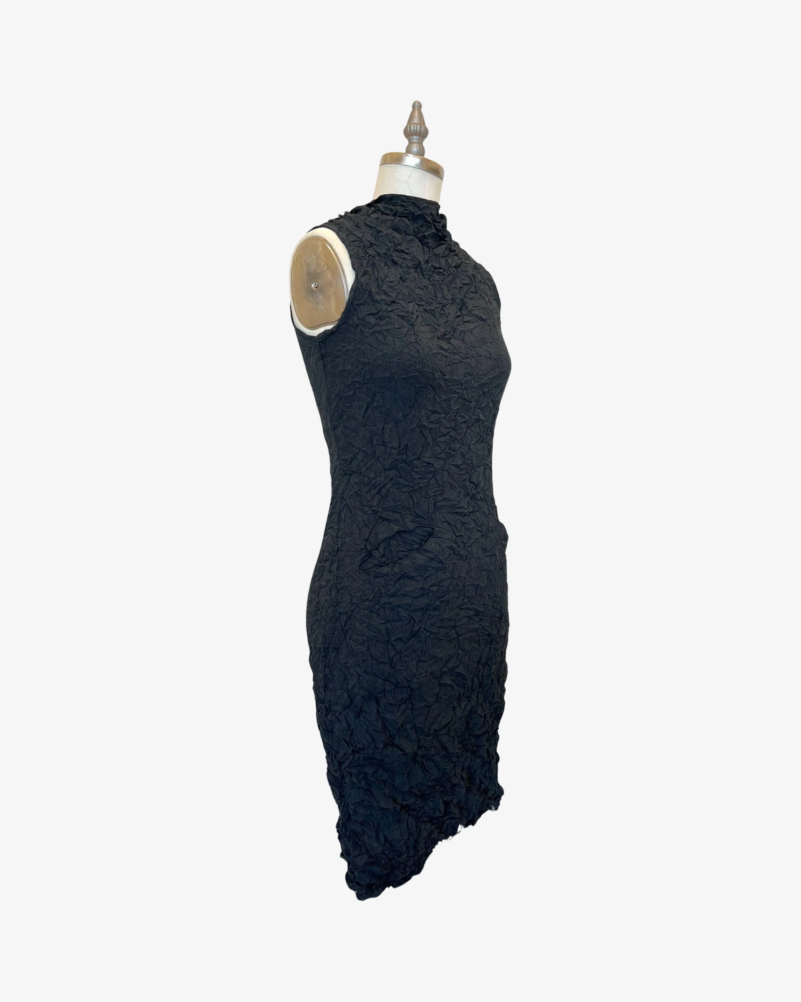Moth Hoodie Dress | Charcoal