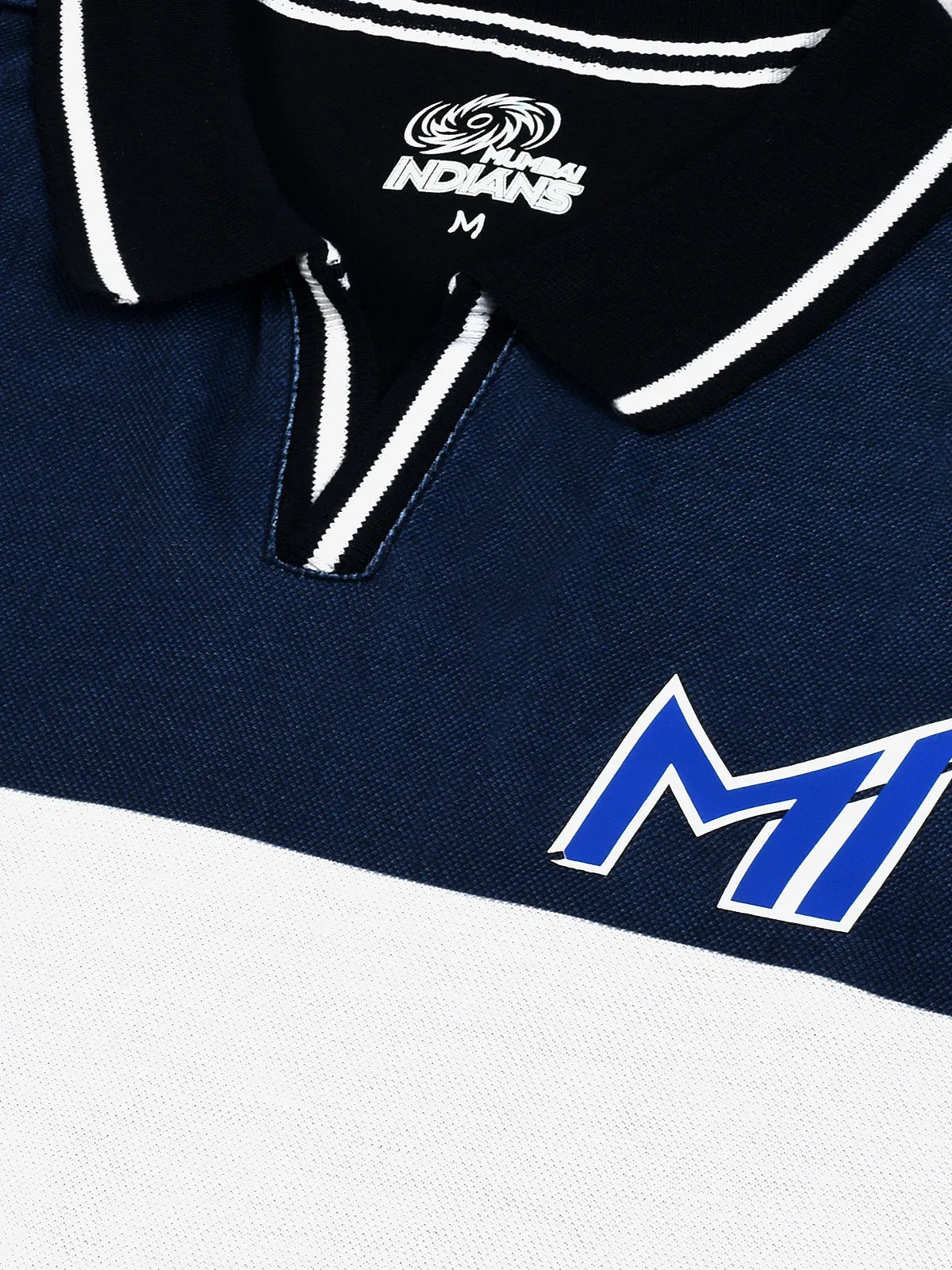 Mumbai Indians: Colour Blocked Team Polo
