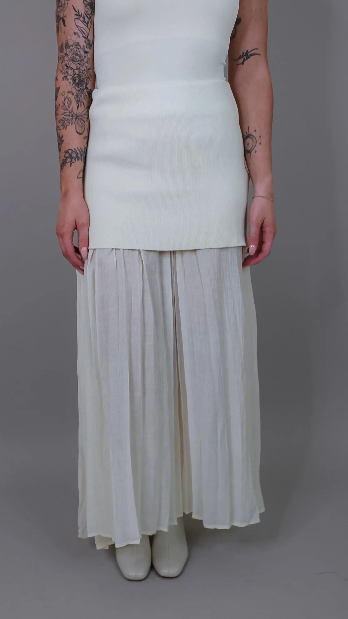 Nessa Cream Skirt