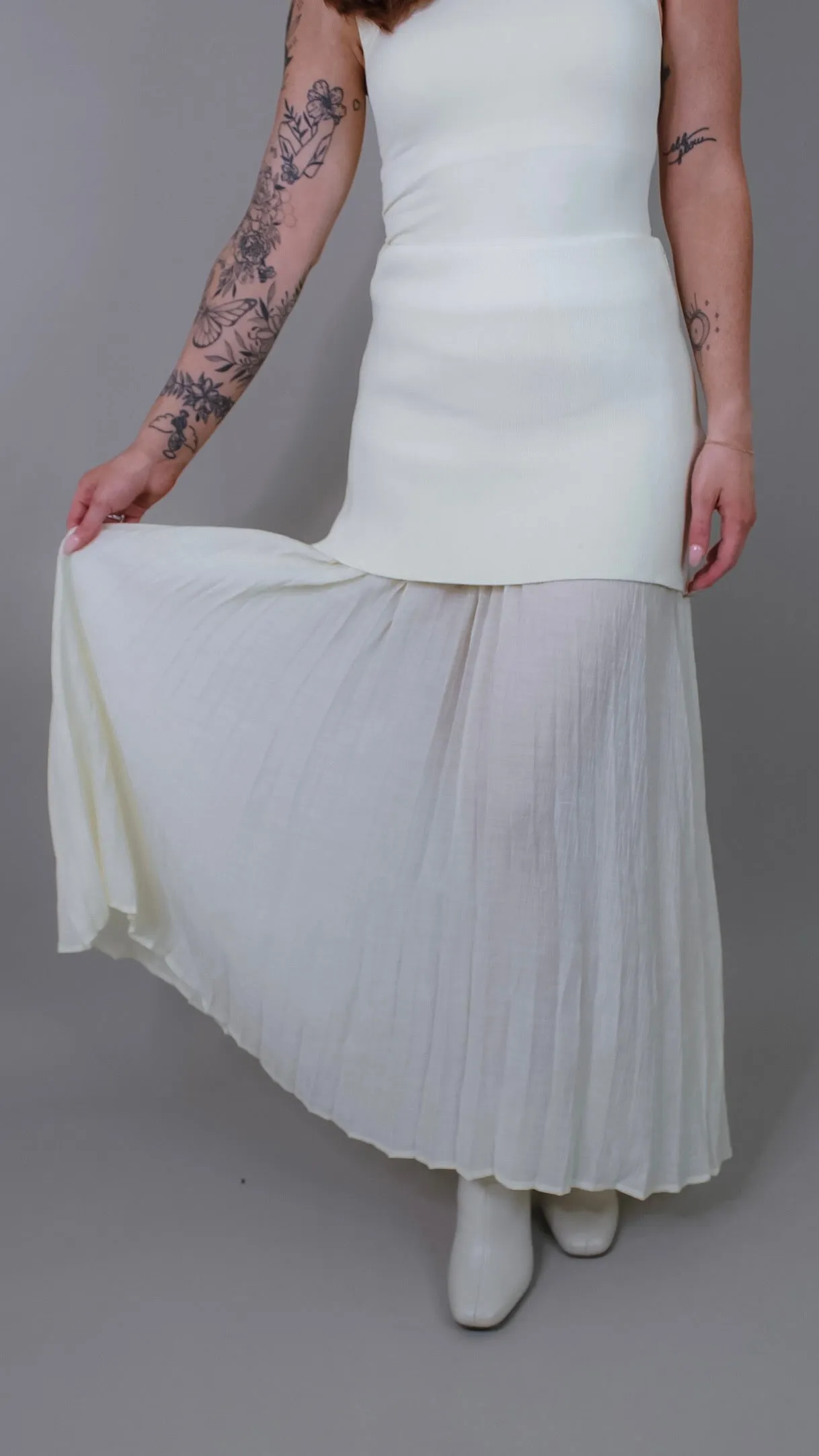 Nessa Cream Skirt