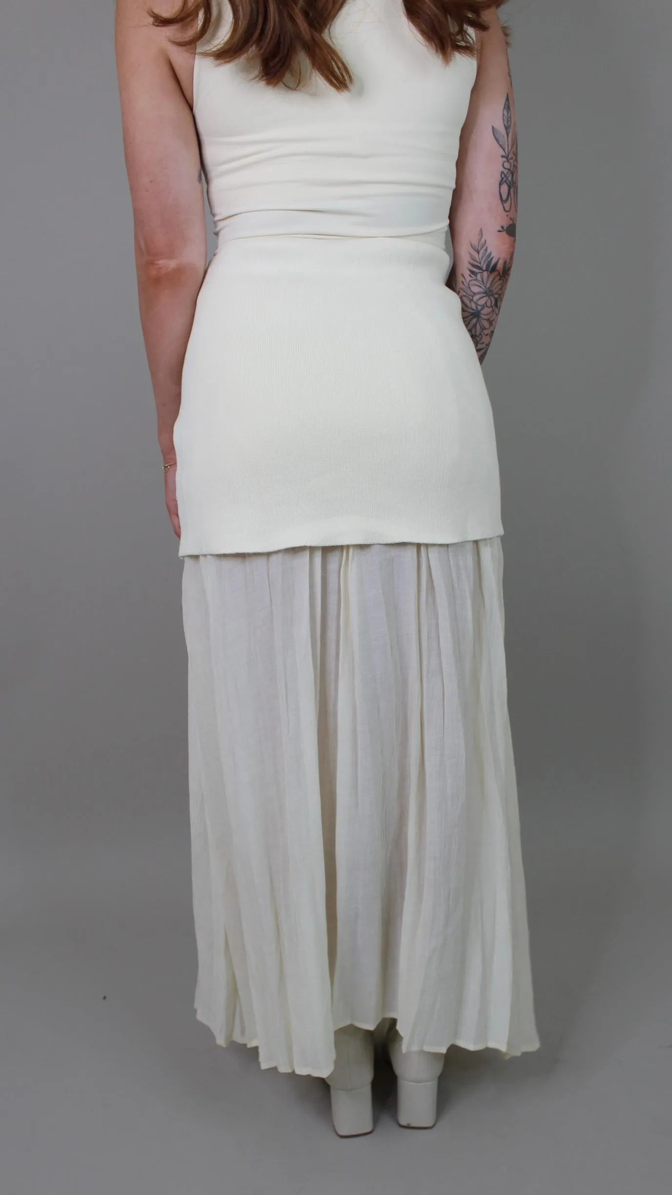 Nessa Cream Skirt