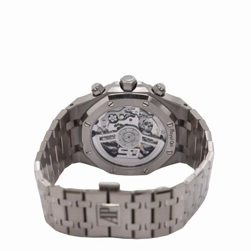 NEW! Audemars Piguet Men's Royal Oak 50th Anniversary Stainless Steel 41mm Blue Chronograph "Grande Tapisserie" Dial Watch  Ref# 26240ST.OO.1320ST.01