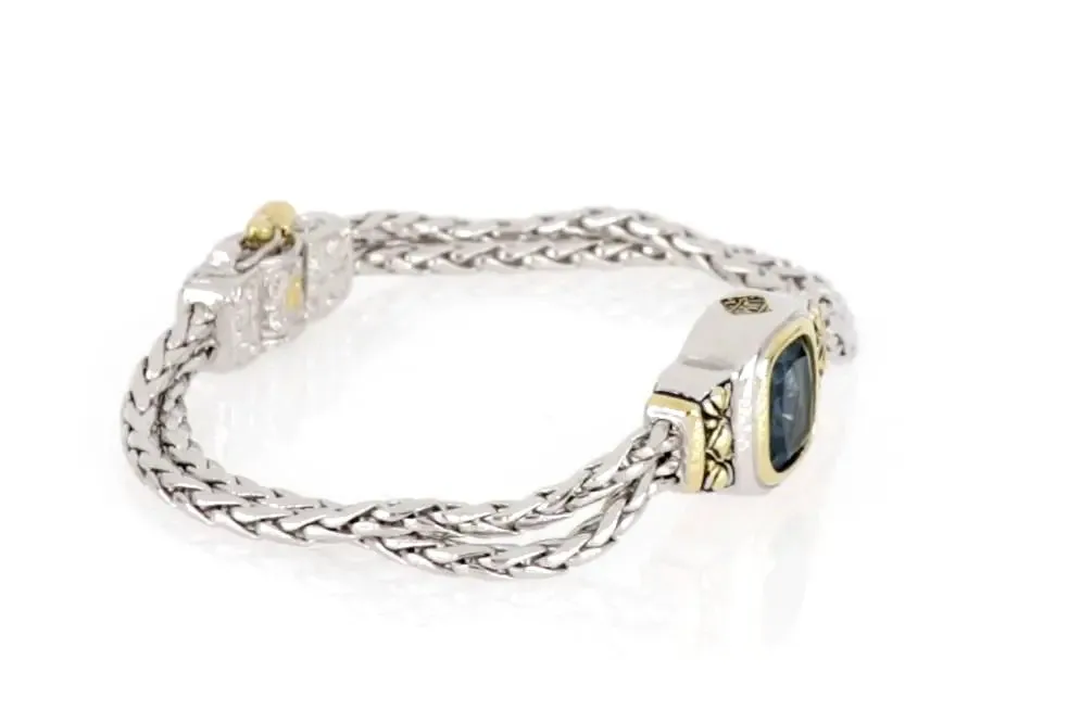Nouveau Collection - Double-Strand Oval Bracelet