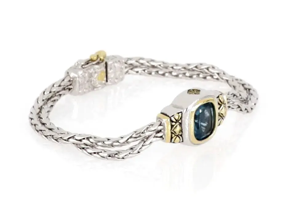 Nouveau Collection - Double-Strand Oval Bracelet