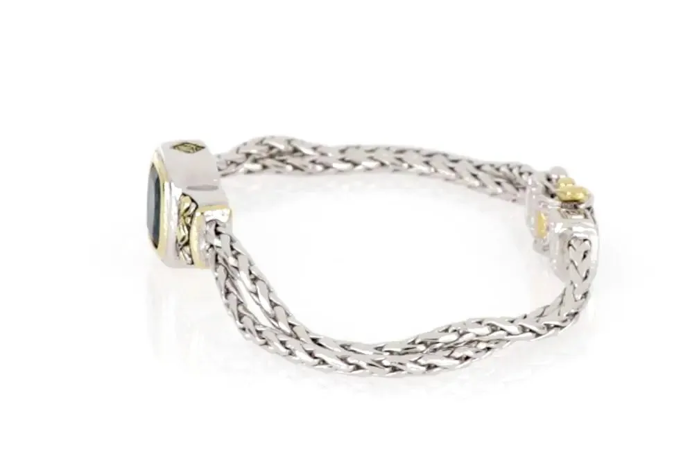 Nouveau Collection - Double-Strand Oval Bracelet