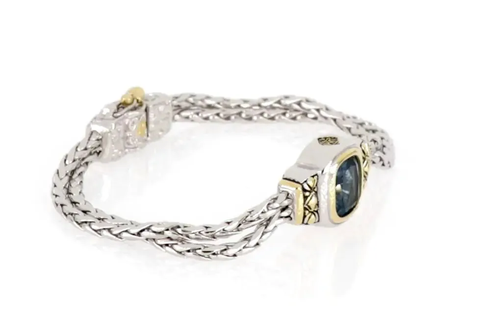 Nouveau Collection - Double-Strand Oval Bracelet