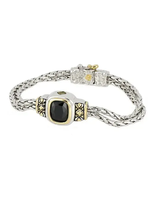Nouveau Collection - Double-Strand Oval Bracelet