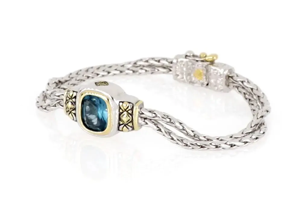 Nouveau Collection - Double-Strand Oval Bracelet