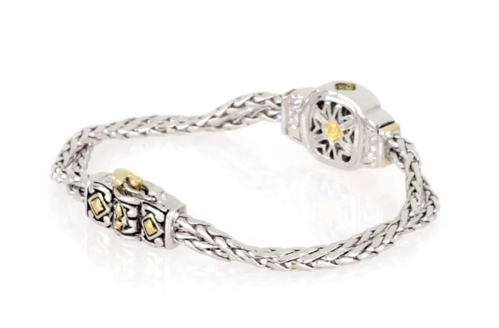 Nouveau Collection - Double-Strand Oval Bracelet