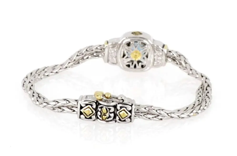 Nouveau Collection - Double-Strand Oval Bracelet