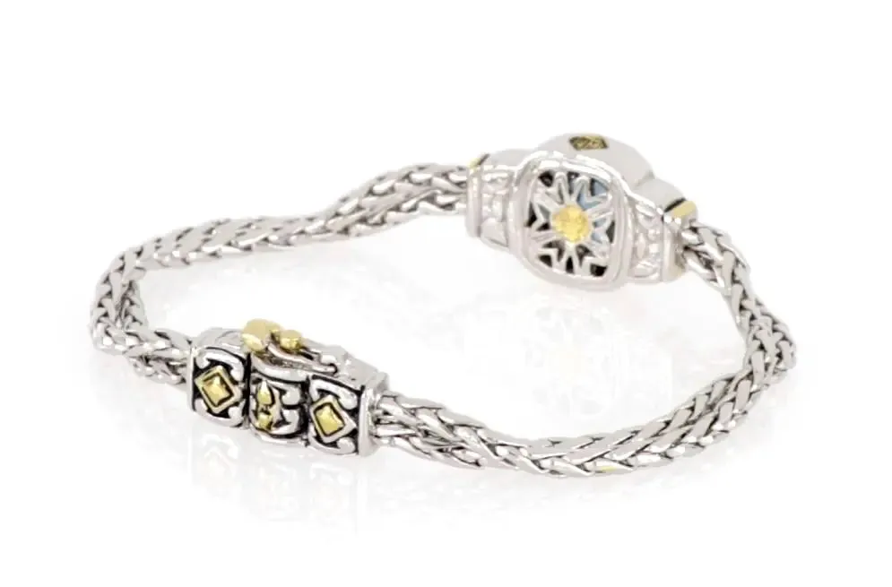 Nouveau Collection - Double-Strand Oval Bracelet