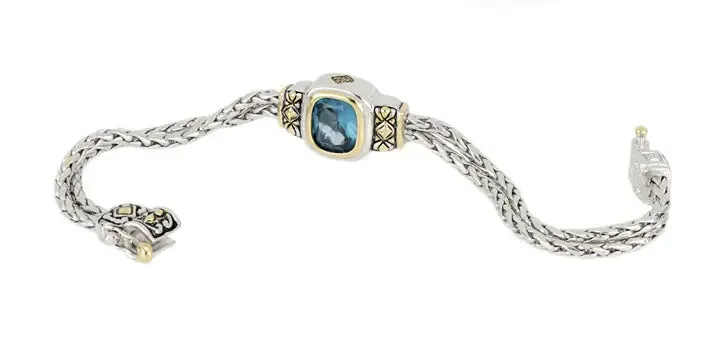 Nouveau Collection - Double-Strand Oval Bracelet