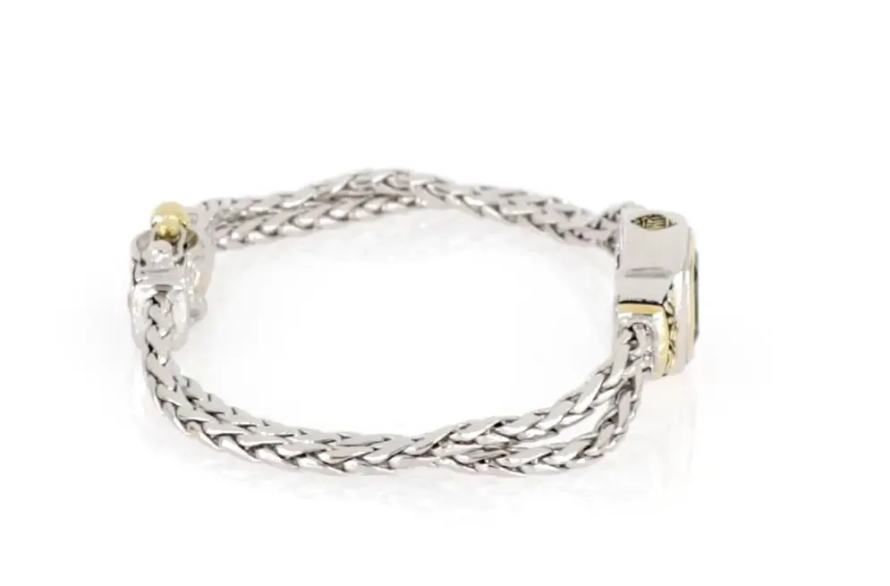 Nouveau Collection - Double-Strand Oval Bracelet