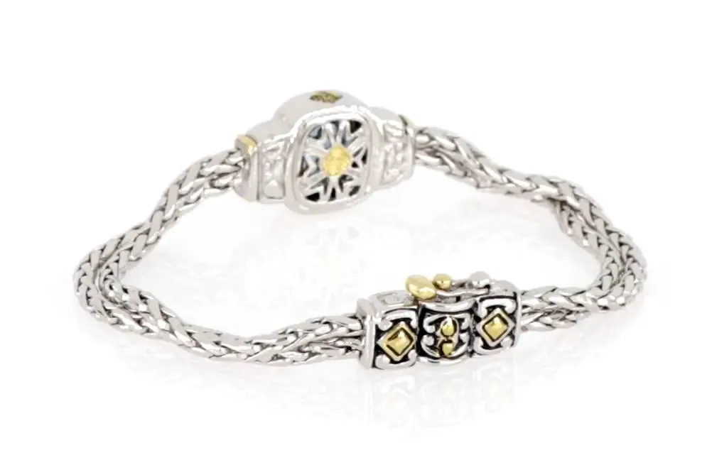 Nouveau Collection - Double-Strand Oval Bracelet