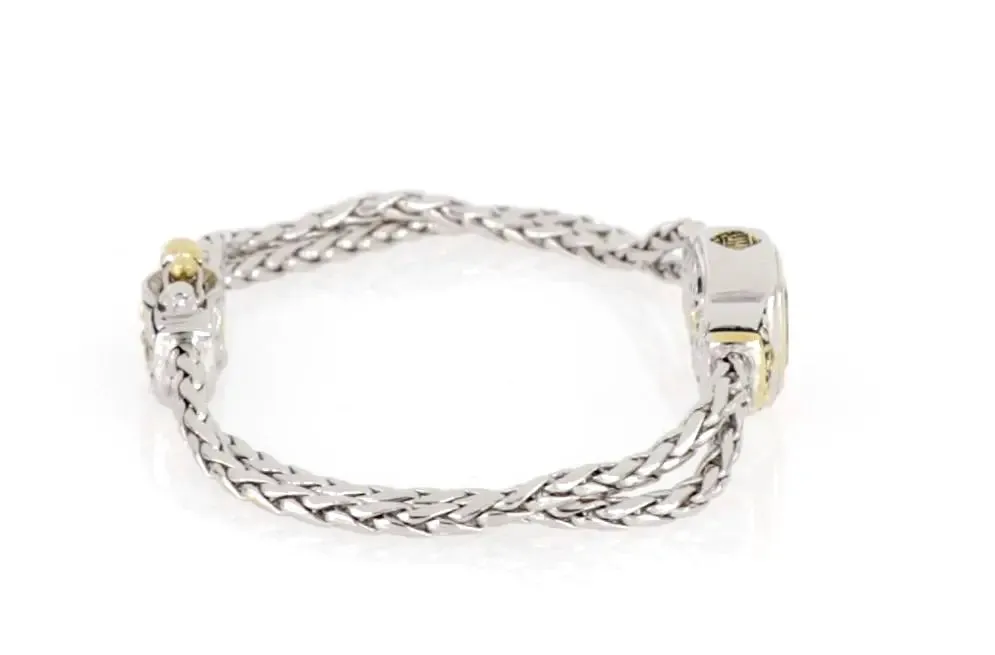 Nouveau Collection - Double-Strand Oval Bracelet
