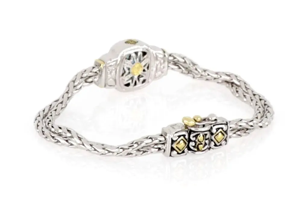 Nouveau Collection - Double-Strand Oval Bracelet