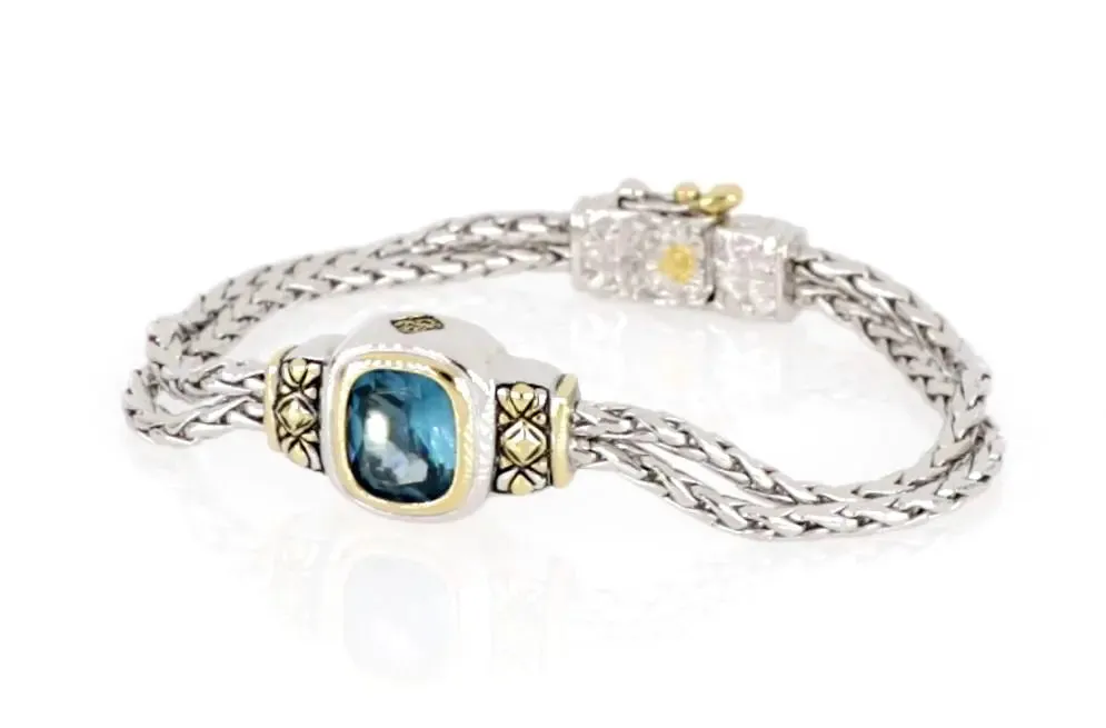 Nouveau Collection - Double-Strand Oval Bracelet
