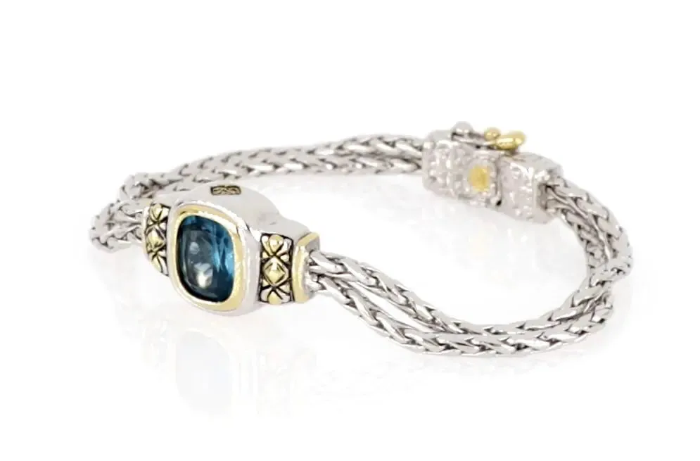 Nouveau Collection - Double-Strand Oval Bracelet