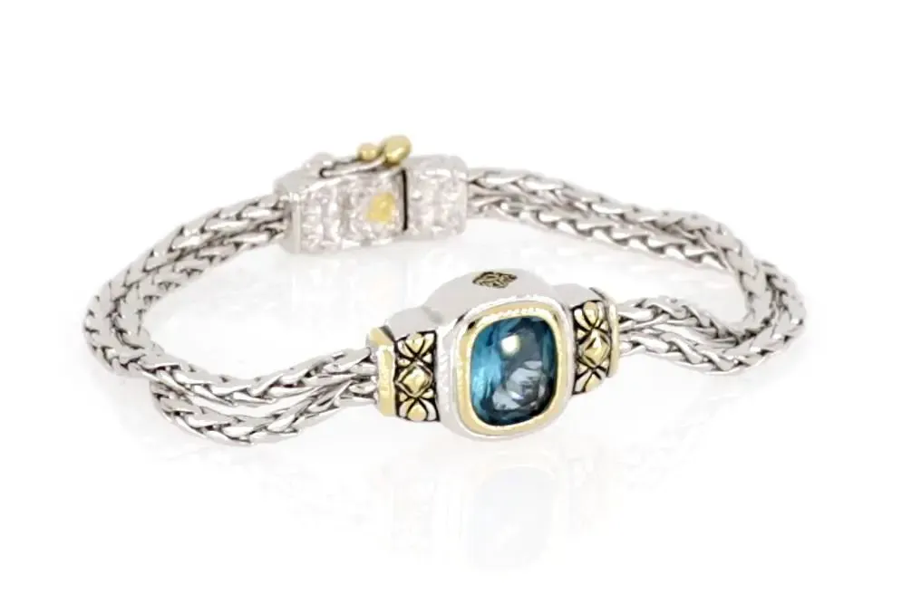 Nouveau Collection - Double-Strand Oval Bracelet