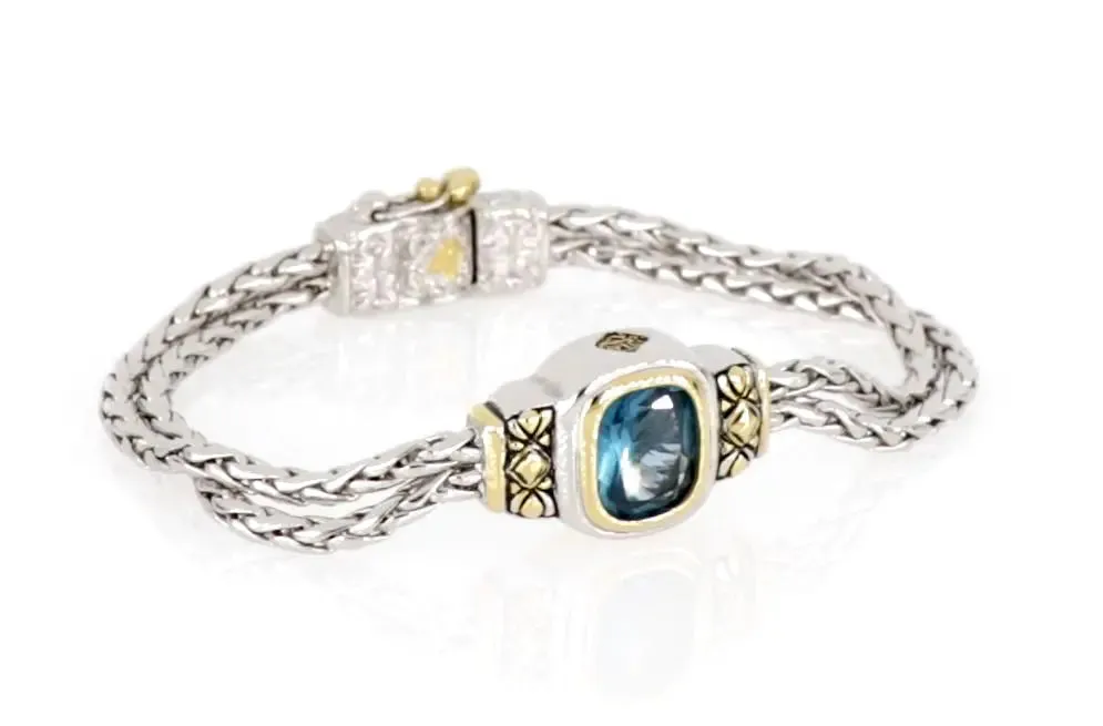 Nouveau Collection - Double-Strand Oval Bracelet