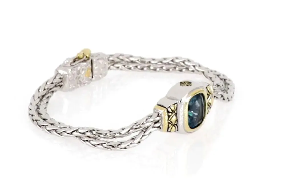 Nouveau Collection - Double-Strand Oval Bracelet