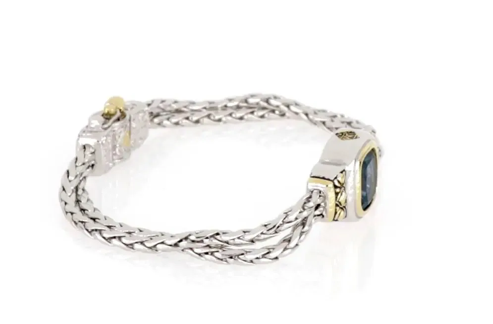 Nouveau Collection - Double-Strand Oval Bracelet