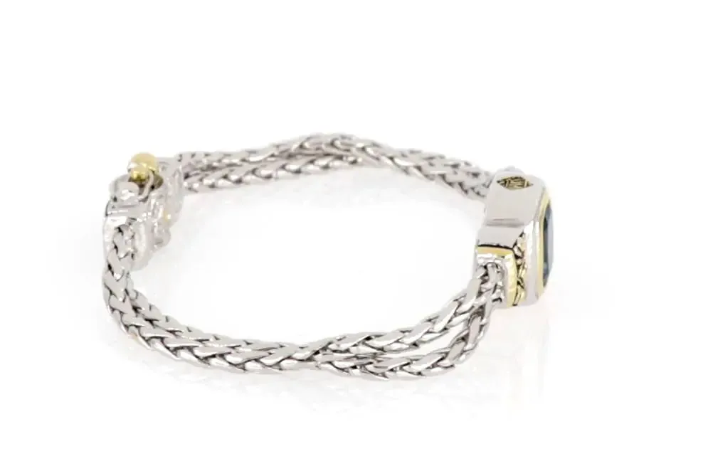 Nouveau Collection - Double-Strand Oval Bracelet