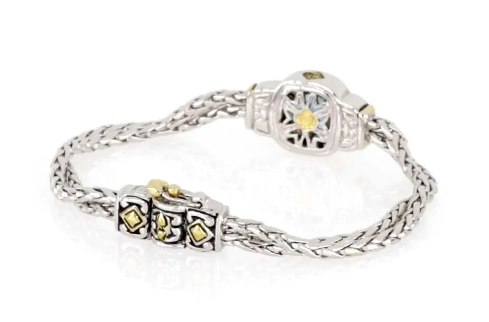 Nouveau Collection - Double-Strand Oval Bracelet