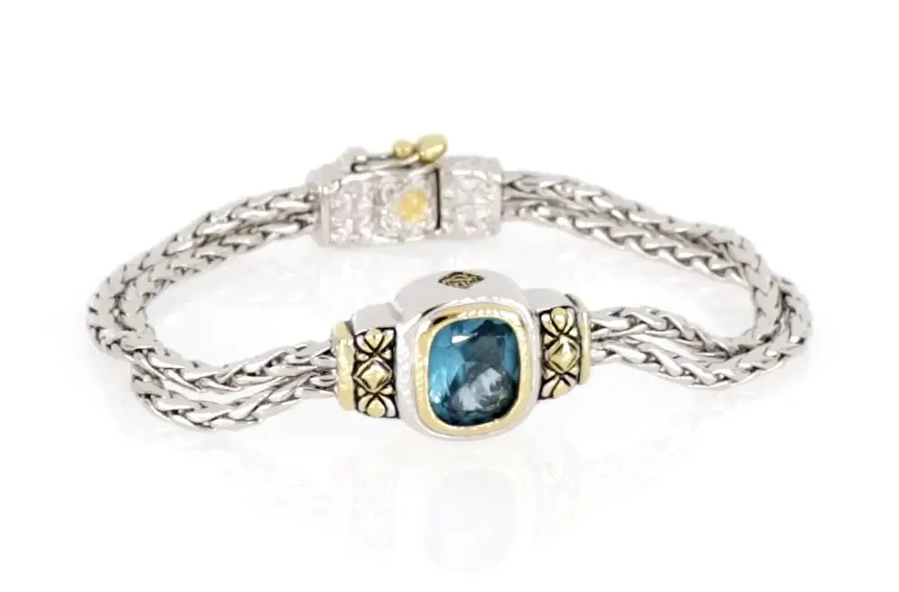 Nouveau Collection - Double-Strand Oval Bracelet