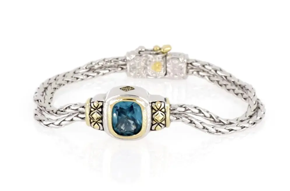 Nouveau Collection - Double-Strand Oval Bracelet