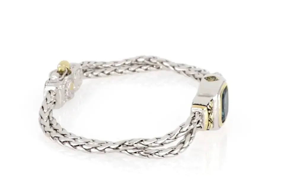 Nouveau Collection - Double-Strand Oval Bracelet