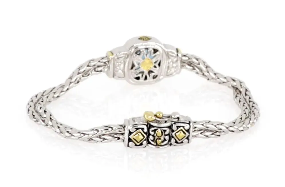 Nouveau Collection - Double-Strand Oval Bracelet