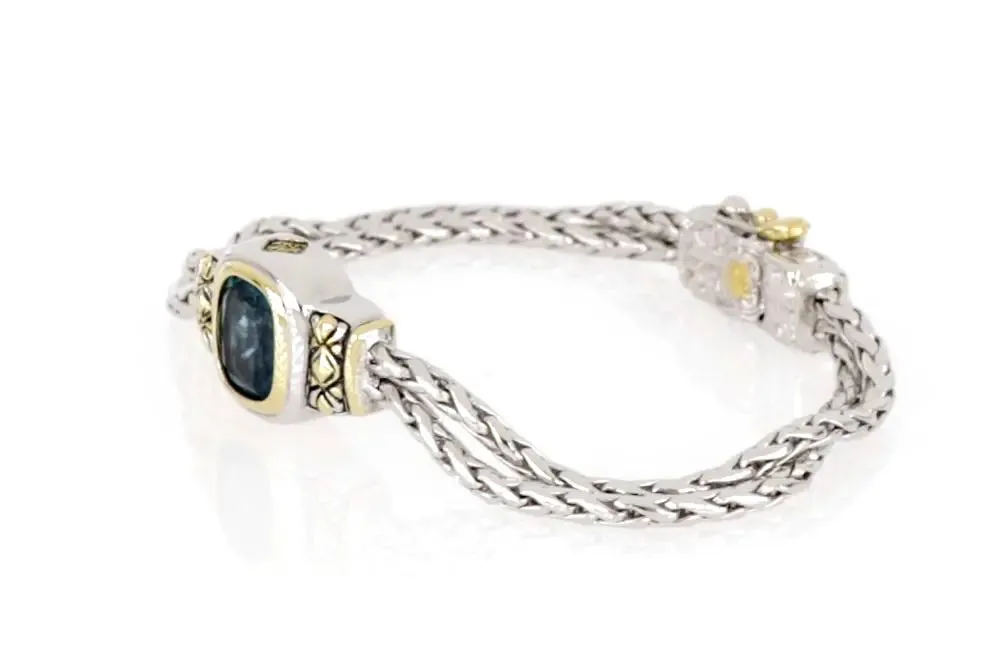 Nouveau Collection - Double-Strand Oval Bracelet