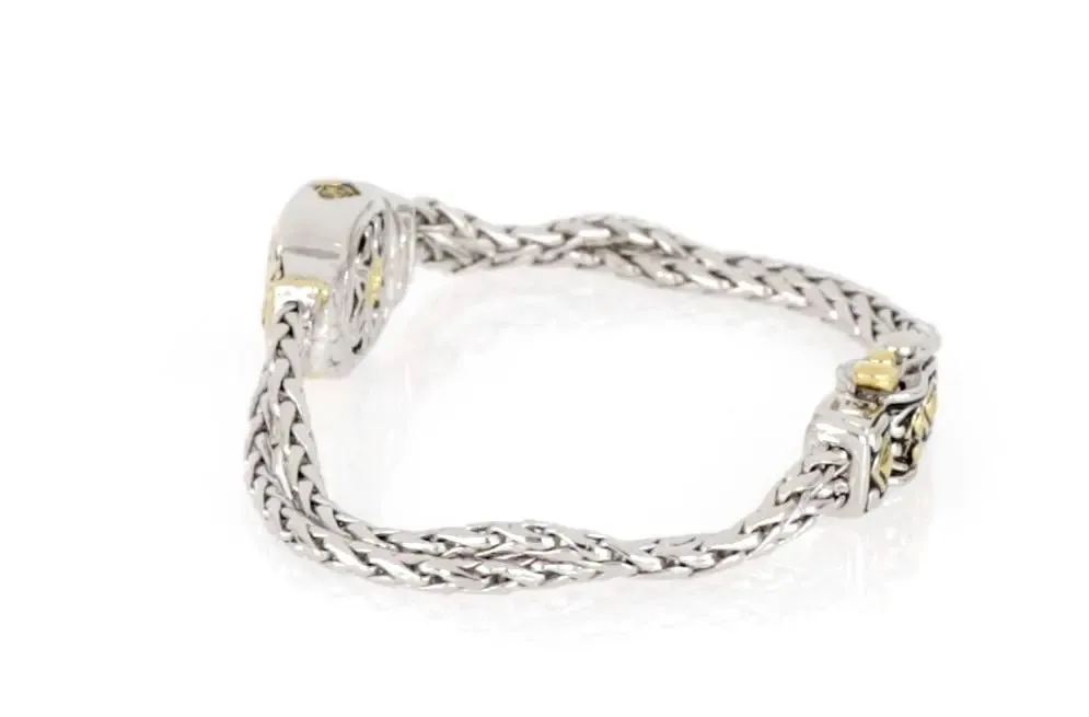 Nouveau Collection - Double-Strand Oval Bracelet