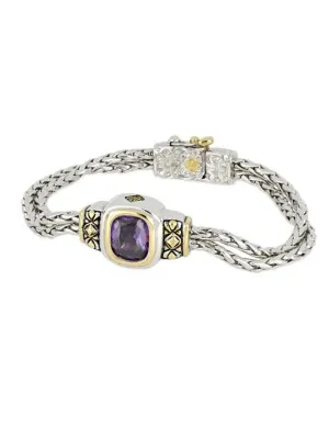 Nouveau Collection - Double-Strand Oval Bracelet