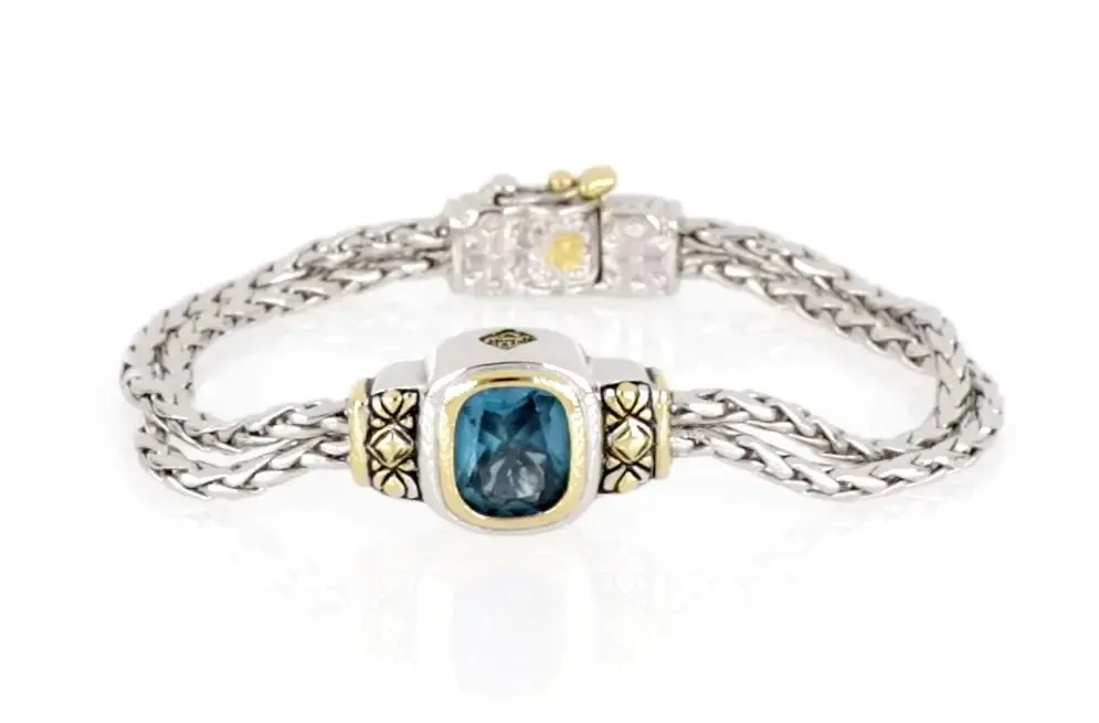Nouveau Collection - Double-Strand Oval Bracelet
