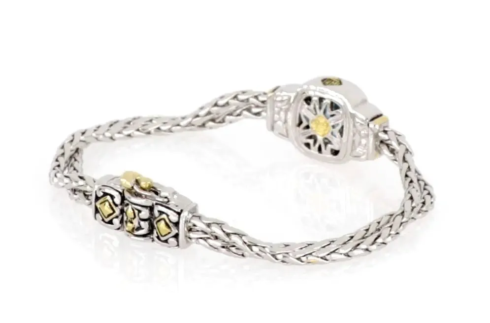 Nouveau Collection - Double-Strand Oval Bracelet