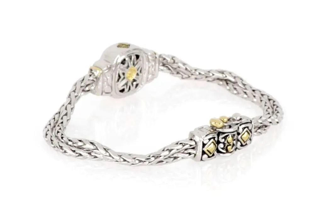 Nouveau Collection - Double-Strand Oval Bracelet