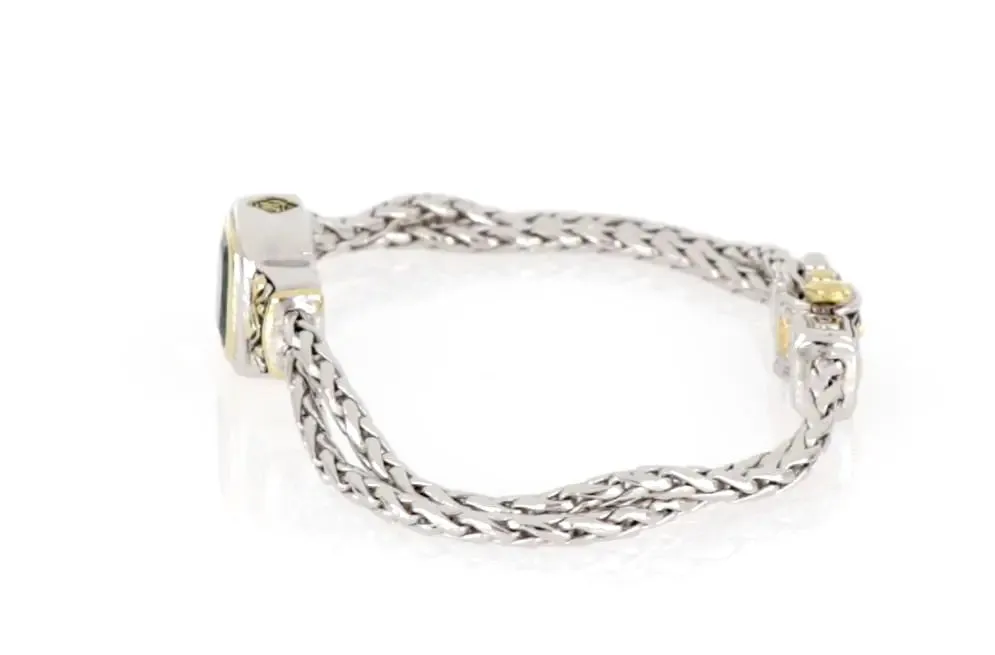 Nouveau Collection - Double-Strand Oval Bracelet