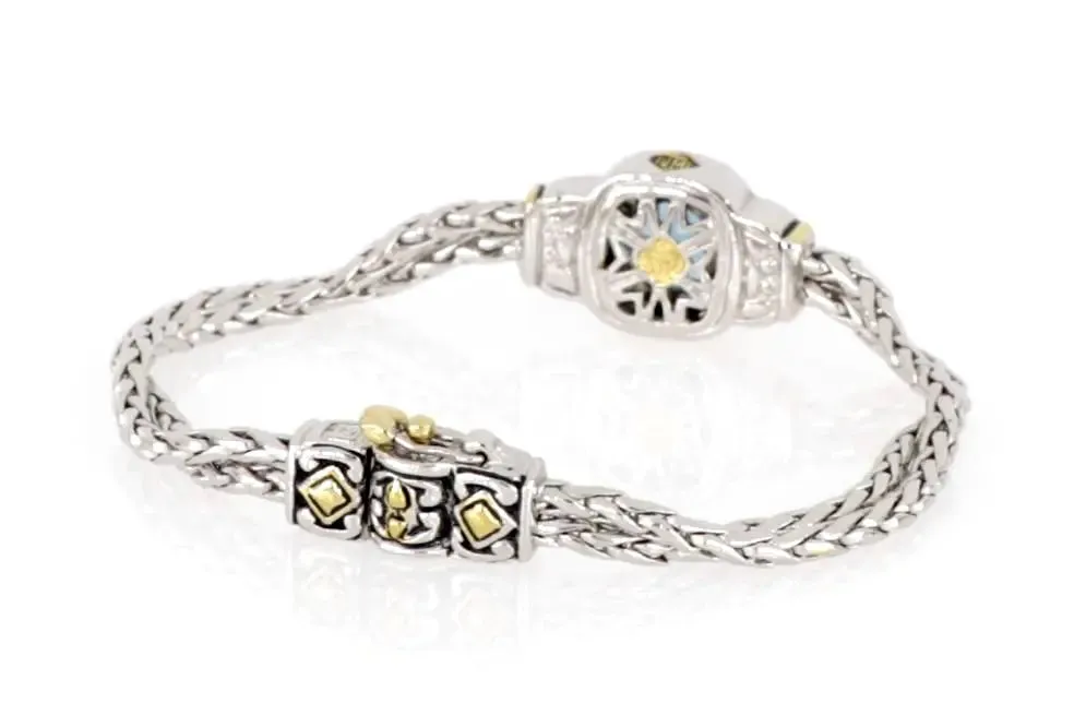 Nouveau Collection - Double-Strand Oval Bracelet