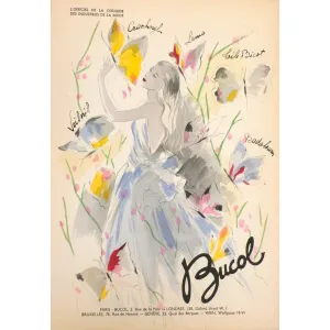 Officiel De La Couleur Des Industries De La Mode No. 16 Hiver 1952 Bucol Ad