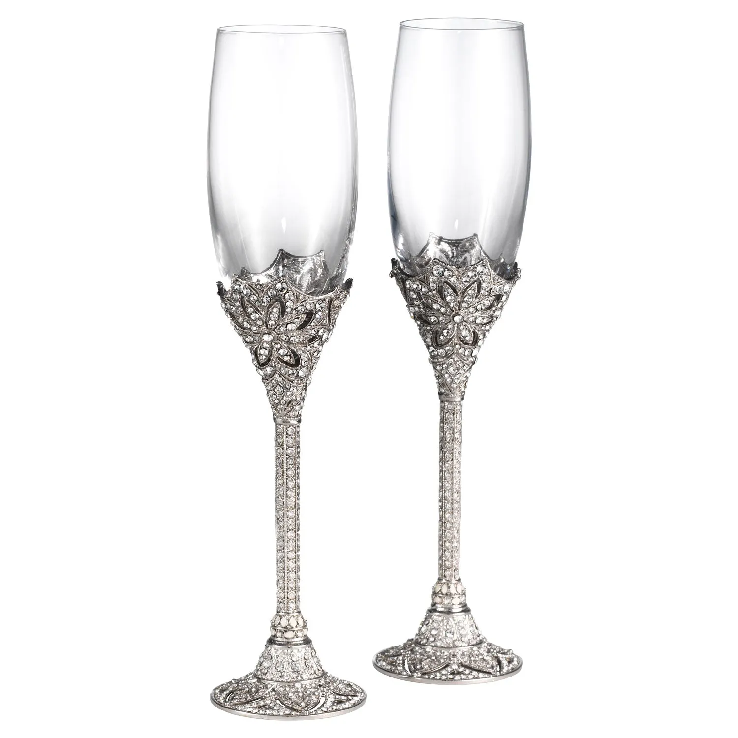 Olivia Riegel Silver Windsor Flute (Set of 2)