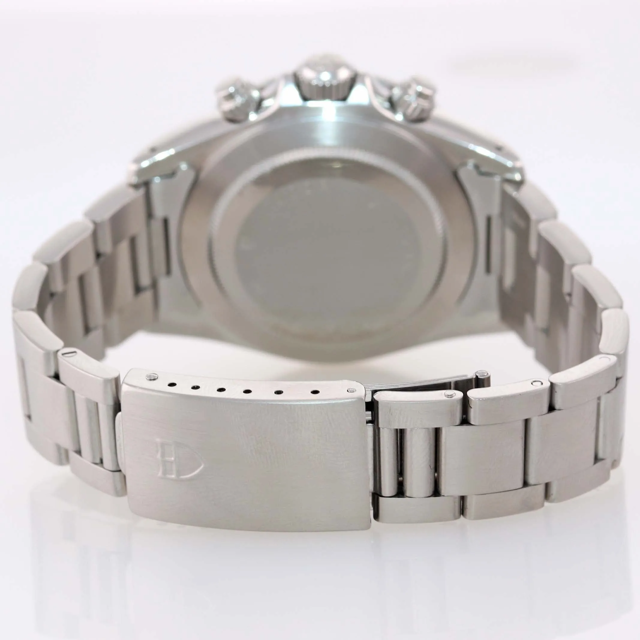PAPERS Tudor Prince Date 79280 Guilloche Silver Arabic Dial Chrono Watch Box