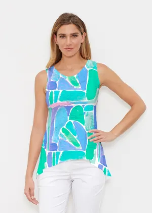 Pebble Walk Blue (17260) ~ High-low Tank