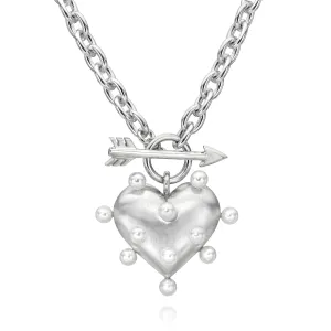 Pin Cushion Heart Necklace