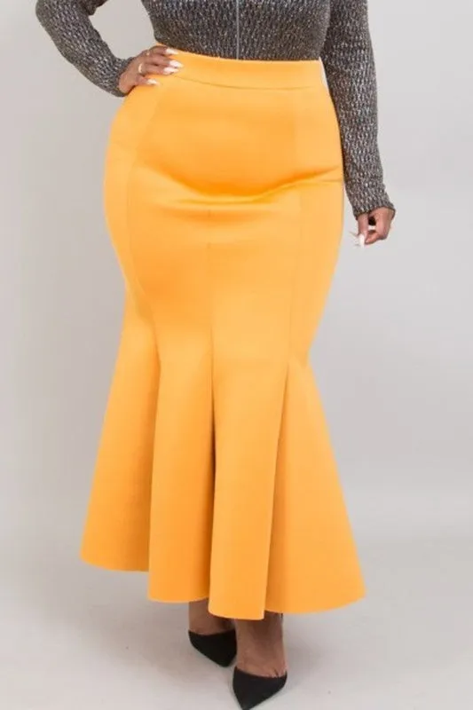 Plus Size Mermaid Skirt