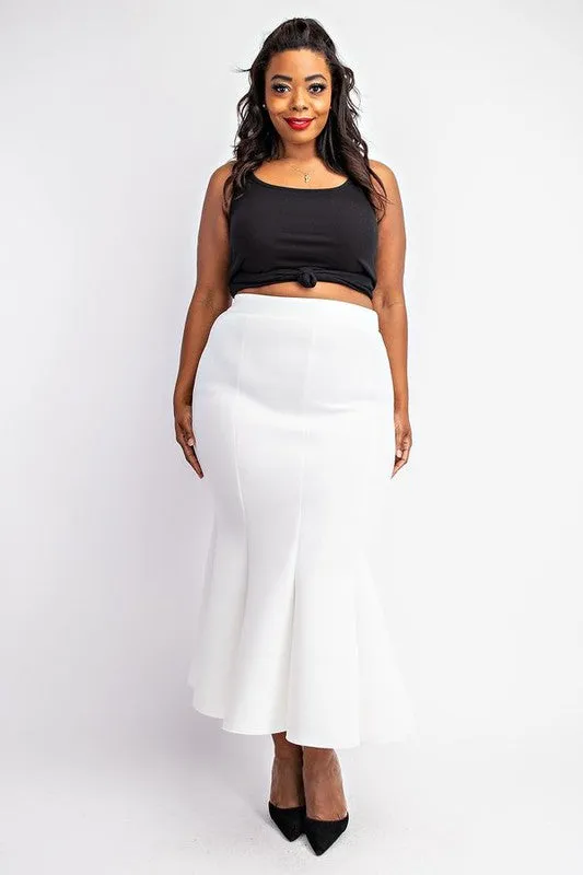 Plus Size Mermaid Skirt